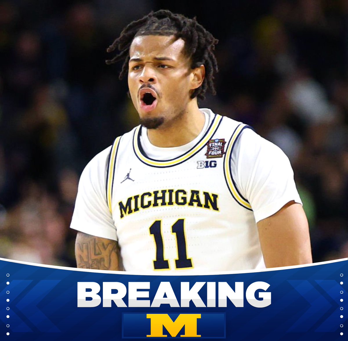 uofmcoverage's tweet photo. BREAKING: Michigan guard Roddy Gayle Jr has been granted a 5th year of eligibility to play for the Wolverines this upcoming season #GoBlue https://t.co/wnKCYzPJUw