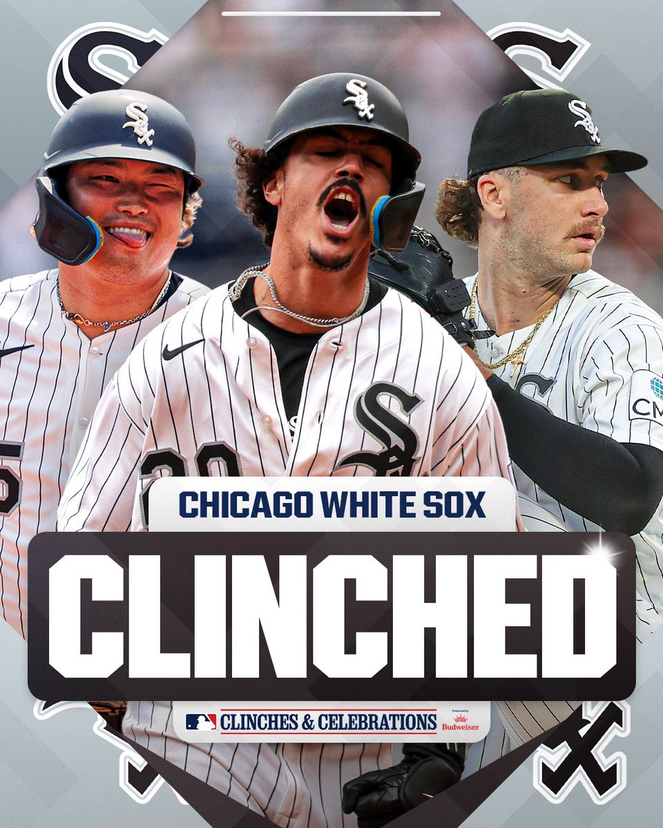 MLBNetwork's tweet photo. The @whitesox are back in the Postseason for the first time since 2021! 🍾 https://t.co/IGZORijY6v