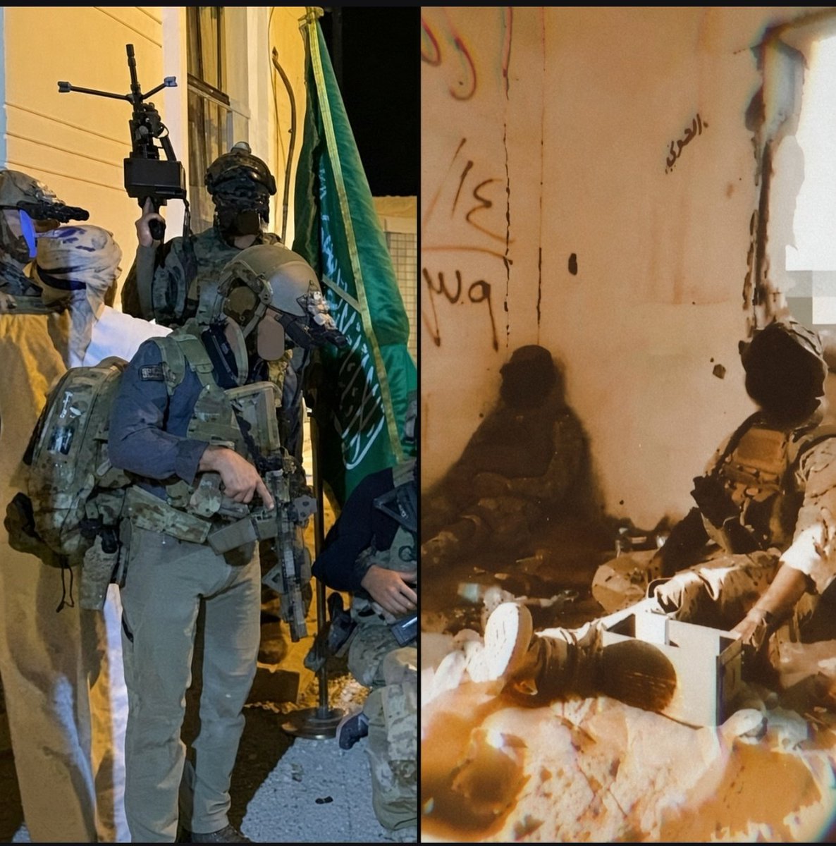 SMQQQ88's tweet photo. The Night Visitors... 😎

They don’t knock.
They don’t call.
They just show up after dark.

For any enemy who thinks darkness is cover 🤷🏻
That’s exactly when these guys go to work. 😂

Some visitors bring gifts.
These ones bring bad memories.

Sleep tight. The night shift is ours. 🇸🇦

#Saudi_Military
#Saudi_Army
#Saudi_Special_Forces
#Riyadh
#Yemen