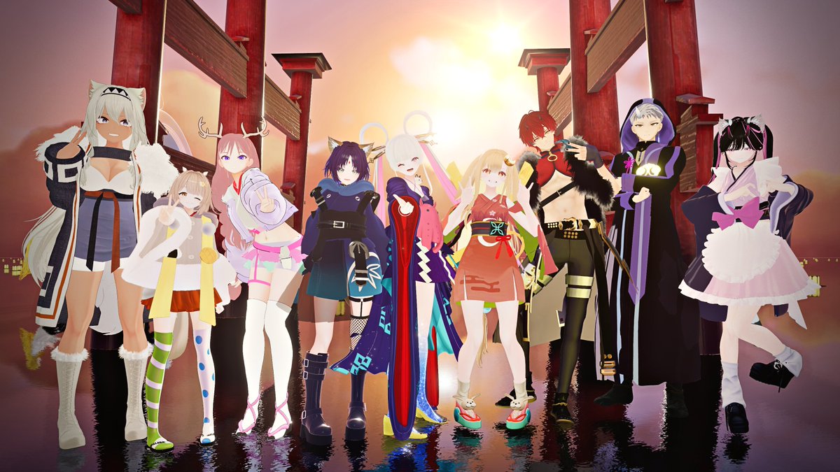 LUMI_VRC's tweet photo. #超かぐや姫 #ツクヨミ感謝祭 #VRChat
いつメンでコスプレ改変が揃った！ https://t.co/p9gRNk9LE5