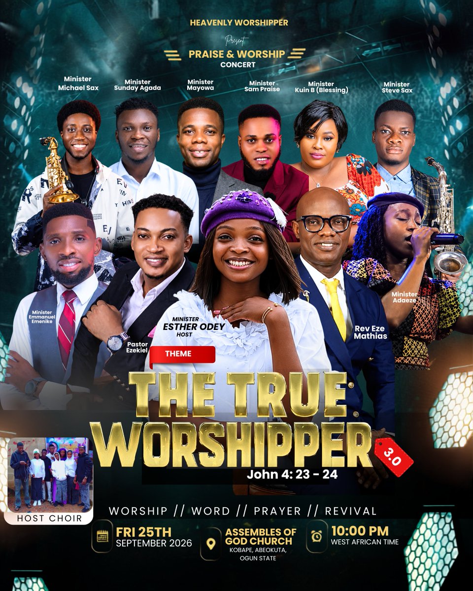 JesusVoicesCrew's tweet photo. Join us this Friday, let's offer unto God our worship through our songs of Praiseeeeeeee...be there! https://t.co/KysBWUrxm8