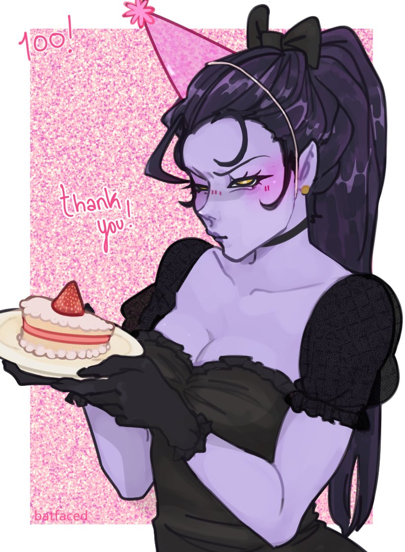 batfaced's tweet photo. thank you for 100 followers!! #overwatch #widowmaker https://t.co/E9dttpC9tu