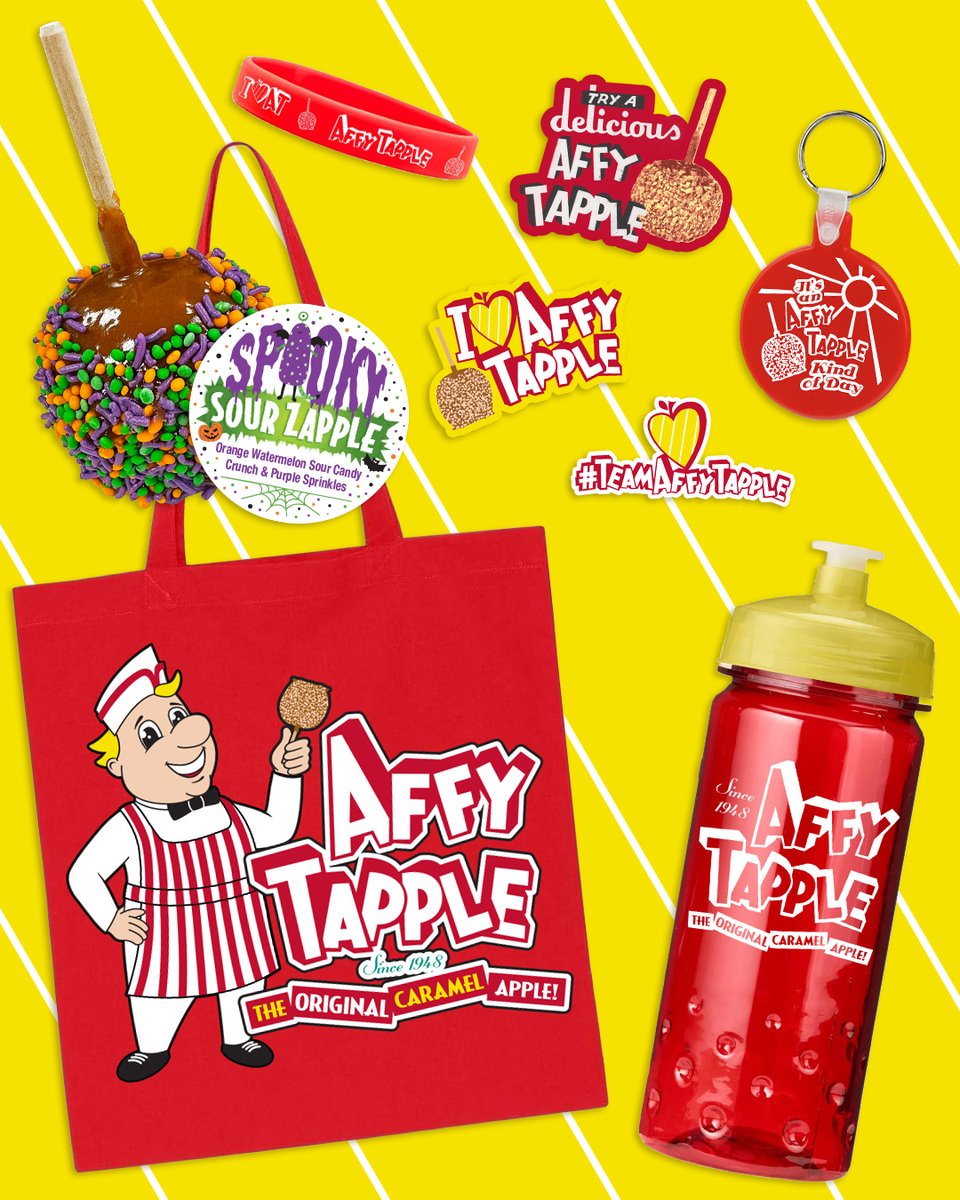 AffyTapple's tweet photo. Revealing...the 2026 limited edition Family Fun Day goodie bag &amp; special caramel apple flavor! Only the first 300 people to arrive will be able to grab it for only $5. 100% of that goes to the Greater Chicago Food Depository! Event details here: https://t.co/sfaoF16Sgm https://t.co/X1cZvOFxo3