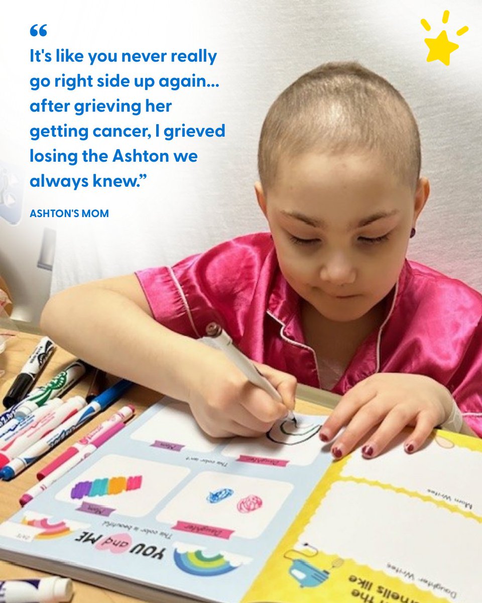StarlightUS's tweet photo. A cancer diagnosis can turn a child’s world upside down.  Life becomes a series of hospital visits, treatments, and physical pain — replacing school days, sleepovers, and soccer practice. 

For kids like Ashton, the childhood they knew is suddenly out of reach. That's why Starlight provides play-based programs to hospitals and families, to let kids be just that, kids! 

Join the Upside Down Challenge today to support hospitalized kids and let them know they’re not alone. 🌟

Learn more at the link in our bio. 🔗