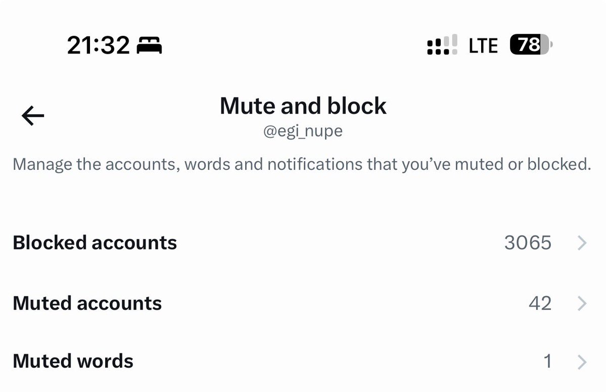 egi_nupe's tweet photo. The number of people I have in my blocked accounts pass some people’s number of followers 🤣 https://t.co/4aAnXDiTuN