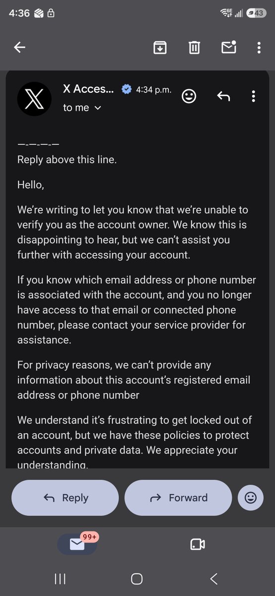 RedShoesLabRat's tweet photo. I keep trying to send multiple appeals to Twitter support but they shutting me down everytime if this continues I might just report the account https://t.co/5E5QeTqznR