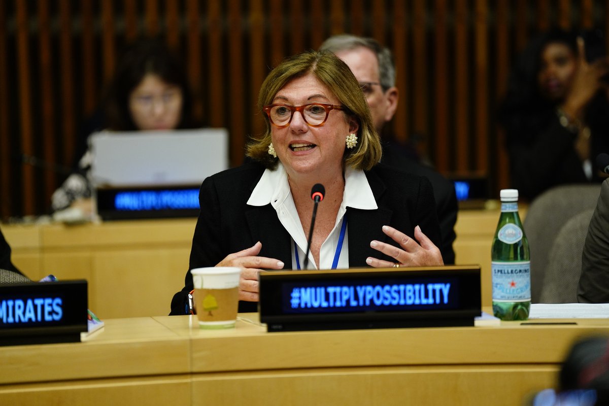 GPECEO's tweet photo. Yesterday, the #MultiplyPossibility campaign mobilized $3.5 billion for better education.

Co-hosted by Italy, Nigeria and @GPforEducation at #UNGA81, the high-level event announced $2.1 billion in confirmed and anticipated pledges from sovereign and private donors 🧵⏬ https://t.co/bNvEB750TB
