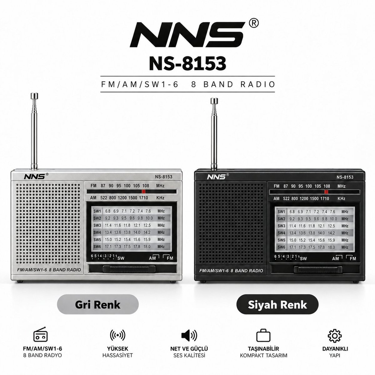 bayindirelk's tweet photo. UltraTekno NS-8153 | FM/AM/SW 8 Band Cep Radyosu
UltraTekno NS-8153; FM, AM ve SW1-SW6 olmak üzere toplam 8 band desteğine sahip taşınabilir cep radyosu.

#UltraTekno #NS8153 #CepRadyosu #PilliRadyo #SWRadyo #KısaDalga #DepremÇantası #KampRadyosu https://t.co/FL0KKoUxRq