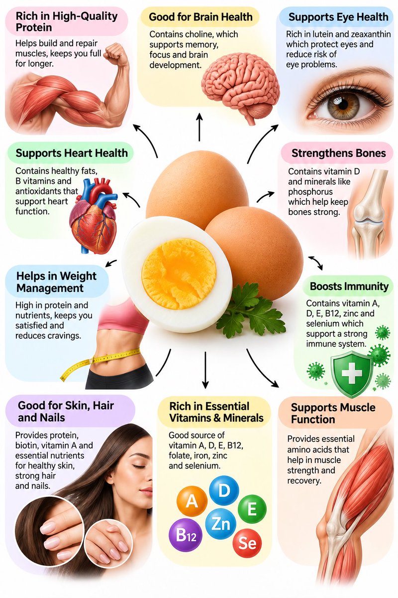 glowwellness085's tweet photo. 🥚 One simple egg… packed with more nutrition than you think! https://t.co/FEfMct5LJQ