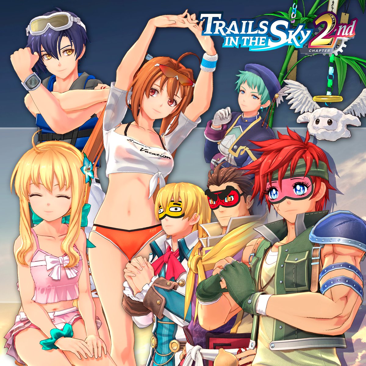 GungHo_America's tweet photo. Another round of exciting Trails in the Sky 2nd Chapter DLC content just dropped! 🎉

Check it out: https://t.co/fbQASFIRsd https://t.co/00MxXaayRZ