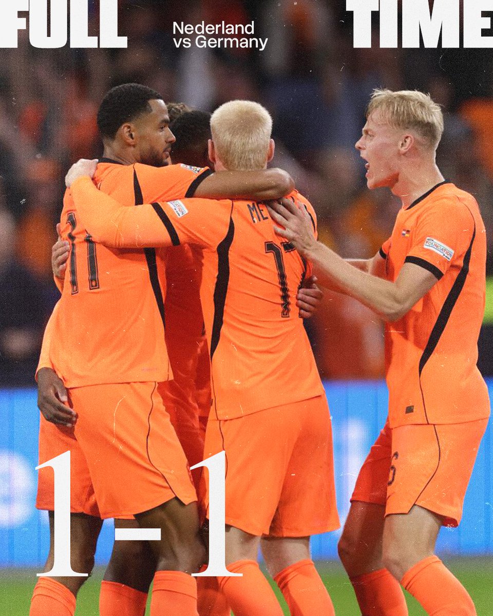 OnsOranje's tweet photo. Fought until the end! 👊

#NothingLikeOranje #NationsLeague #NEDGER https://t.co/m5fTk3wNJw