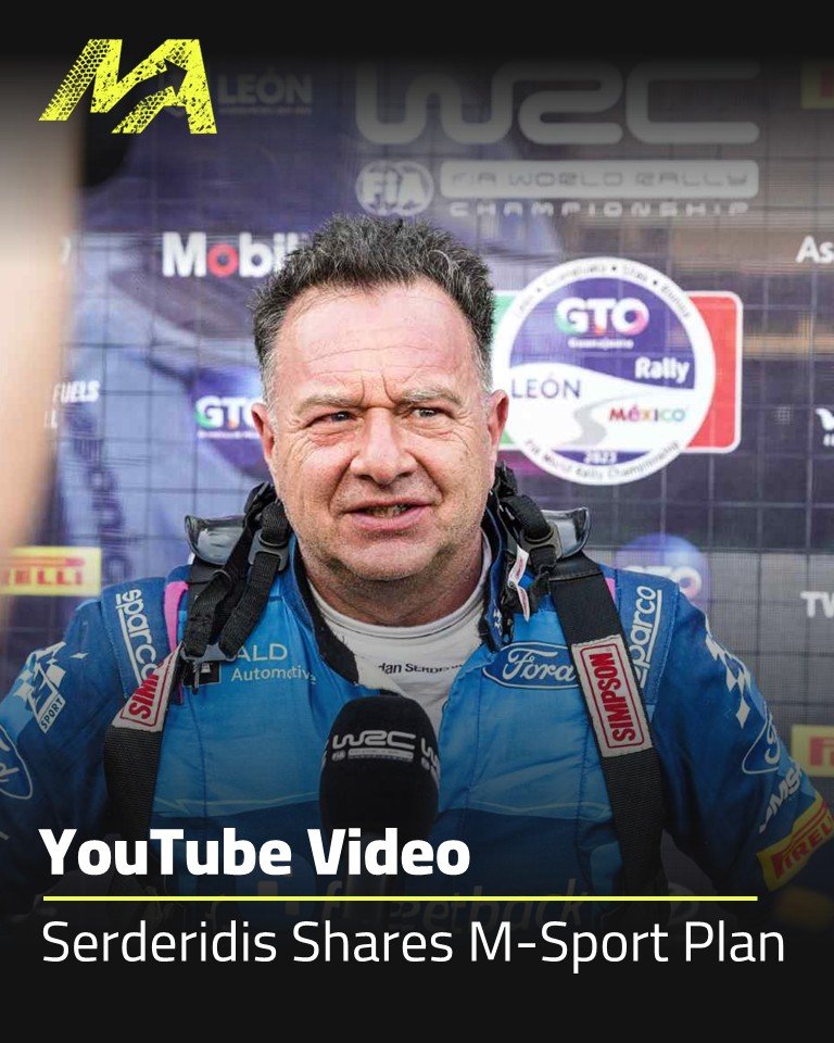 MaximumAttackDT's tweet photo. Lots of WRC news! Serderidis lets slip about M-Sport's future plans - link in thread ⬇️ ⬇️ ⬇️ #MaximumAttack #WRC #MSport #YouTube #Ford https://t.co/9c3DInGlwZ