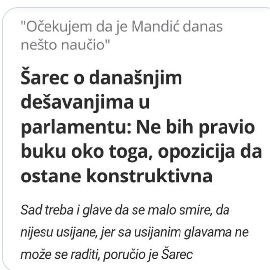 hadzi_dinic's tweet photo. @Mico_Vlahovic @sarecmarjan @EUAmbME Sarec nije mogao jasnije.."Kako je zaključio, današnji ishod nije ono čemu se nadao, ali će odluka biti prihvaćena." https://t.co/1tho4Dx6TQ