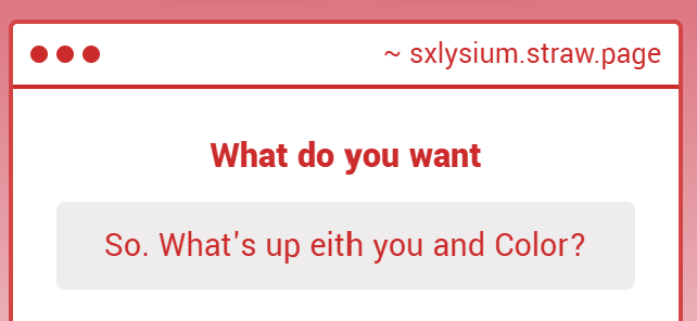sxlysium's tweet photo. * Why is everyone always asking me this. Fuck off. https://t.co/v1YU8Bv2w7