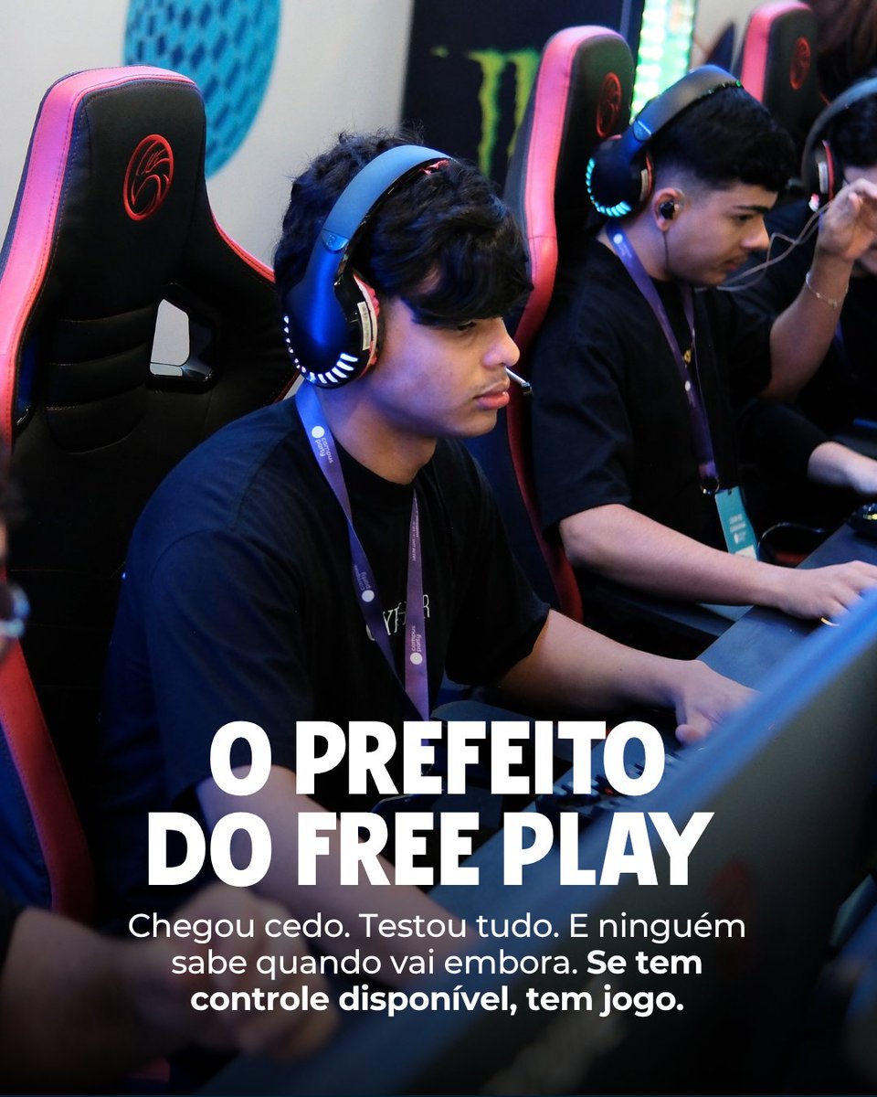 CampusPartyBRA's tweet photo. Na Campus Play, cada player tem seu estilo. Qual é o seu?

#CampusParty #CampusPlay https://t.co/kl88O5UvbW