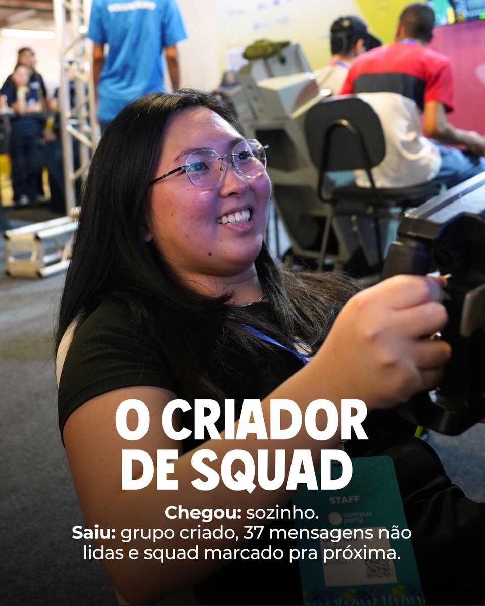 CampusPartyBRA's tweet photo. Na Campus Play, cada player tem seu estilo. Qual é o seu?

#CampusParty #CampusPlay https://t.co/kl88O5UvbW