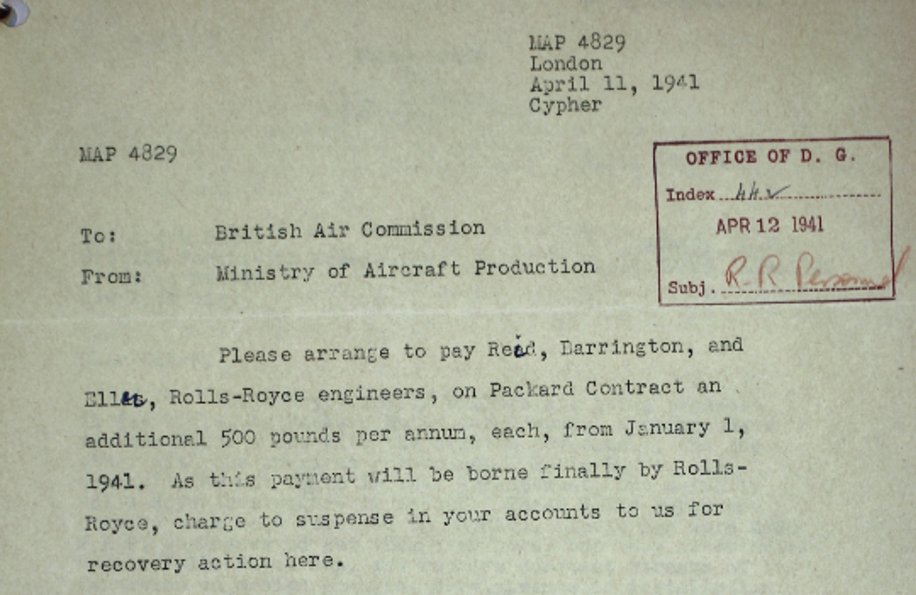 CalumDouglas1's tweet photo. Very little changes, even in three quarters of a century.

In WW2, Britain sent three top Rolls-Royce engineers to America to assist Packard in setting up production of Rolls-Royce Merlin engines in the USA.

The work was impossibly stressful, Colonel Barrington was dead within 18months, the 2nd was sent back to Britain and hospitalised in 1944, he died at just 57, the third retired soon after his last colleage died.

Colonel Barrington, formerly Chief Designer at Rolls-Royce, who had been moved to the USA, began talking with his Packard contacts with whom he reguarly talked.

Many of these were "simple" test technicians, Barrington (Chief designer of the most important Allied aviation powerplant firm in Europe), who was struggling to just make basic ends meet in the USA, one day casually asked one of the American test technicians how much he earned, as he was puzzled as to how, if HE, a former Chief Designer was struggling - was it even concievable that a test technician survived ?

Barrington was staggered to discover that he was paid LESS than a fairly menial test technician in America.

Packard, were no less stunned, and immediately offered Barrington money, "we will pay whatever the difference is" they told the Briton.

Barrington, sensing that perhaps he ought to seek approval, wrote to the Ministry of Aircraft Production, who were acting as the defacto employer as they had "seconded" these British engineers to America, and so were effectively now state employees and not Rolls-Royce personell anymore. The Ministry scorned his request, and considered that his salary was commeasurate with other Ministry personell, they made Barrington refuse the offer of Packards money as they were embarrased to be shown up by the Americans.

A year of wrangling followed, after the letter requesting the pay rise was sent.

A year later, Barrington was stone-dead, literally killed by the pure stress of his position.

To this day, Britain`s attitudes to monetary reward for "grubby" people like engineers remains relatively unchanged as a whole.

But these men did not flinch, quit, or hesitate - they still carried on despite their own nation not rewarding them toward the end of destroying Fascism - and died, sprawled over their drawing boards.

In Britain at home it was the same, at Bristol Aeroplanes, Roy Feddens military aero engine designers were dying, his closes parter since WW1, in 1941 at Paddington Rail station, simply collapsed and died. 

We need a memorial to the Forgotten Engineer, who, without any fuss, worked so hard that one day, he simply died, and his drawing board fell silent, without a shot being fired.

Many such men drove themselves to death in WW2 by simply concentrating and working so hard their hearts stopped.