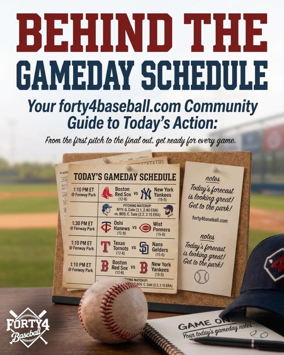 kptech44_'s tweet photo. 7:05 PM @ Yankee Stadium, Bronx
⚾ Tampa Bay Rays (96-62) (probable pitcher: Ian Seymour)
⚾ New York Yankees (91-67) (probable pitcher: Cam Schlittler)

🔗 https://t.co/WNUwoXqAdD

#forty4Baseball https://t.co/TtkqP0L3e1