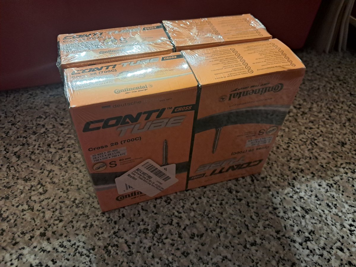 CB_cycles's tweet photo. With the rate I'm getting punctures lately I thought it's best to stock up π¬ #cyclistproblems #ukcyclechat https://t.co/4BV8WBVIGz