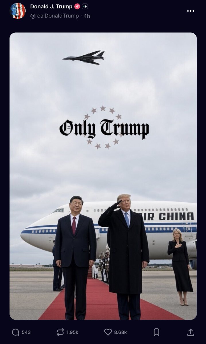 basedamericana's tweet photo. Trump posting my poast again award. https://t.co/yBlDyhDdzf