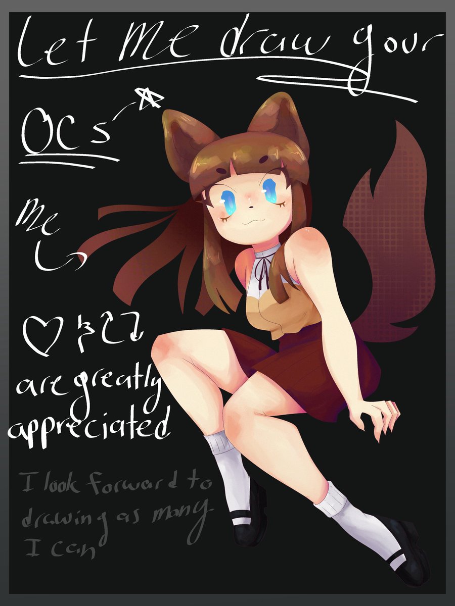 ImNotSoHappyNow's tweet photo. Reply with your OCs and ✨ I’ll try to draw them ✨
Likes and retweets greatly appreciated
#digitalartㅤ #artmootsㅤ https://t.co/1ftV9ftQ96
