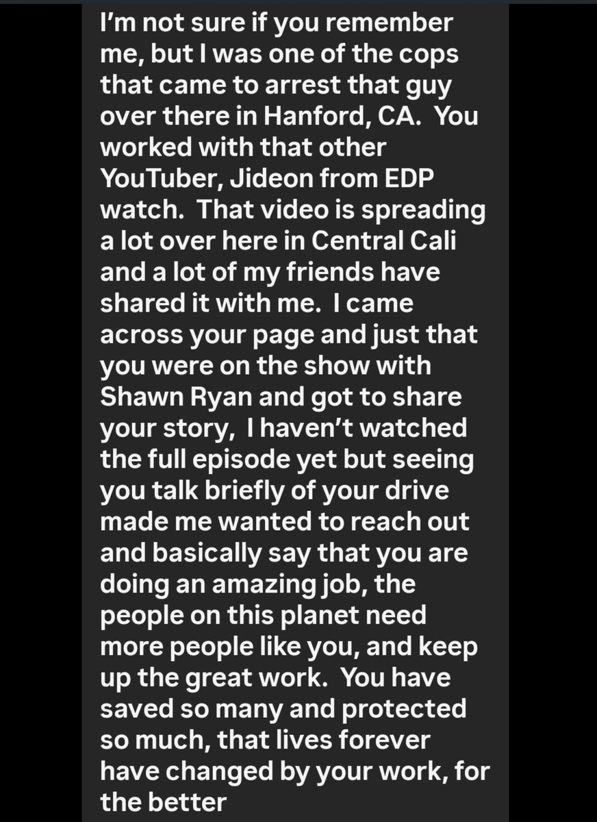 RealSchlep's tweet photo. these are the messages i get from police. they want me to keep catching https://t.co/4ECKYTy1uj