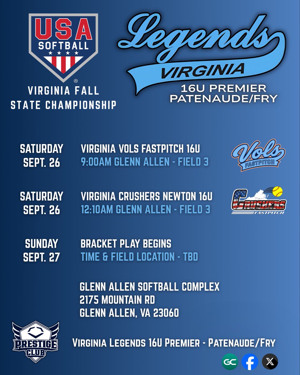 VALegends16Prem's tweet photo. Our first tournament as a 16u team is coming up this weekend! https://t.co/XyTGoYu7Nj