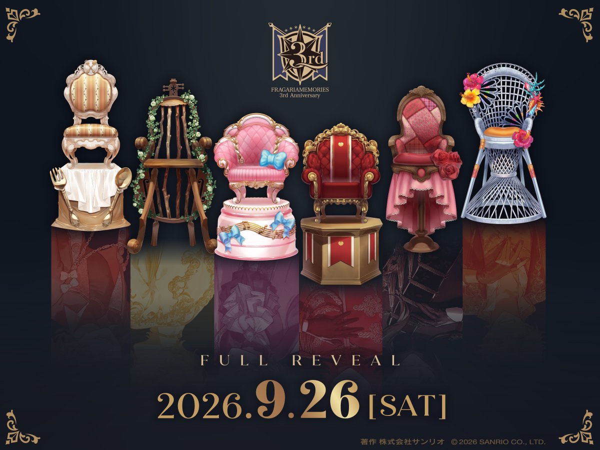 fragaria_sanrio's tweet photo. ──────────
#フラガリアメモリーズ
 〜3rd Anniversary〜
───  ᔕ ✦ ᔓ  ───

─✦₊⁺
3周年当日まであと1日
　　　　　　　　✦₊⁺─

「RED BOUQUET」
新ビジュアルの一部を先行公開❤️

イラストの全貌は
#フラガリア情報局 で！
🔗https://t.co/8hy8iyGykN

#フラメモ https://t.co/XfBhaXqRKU
