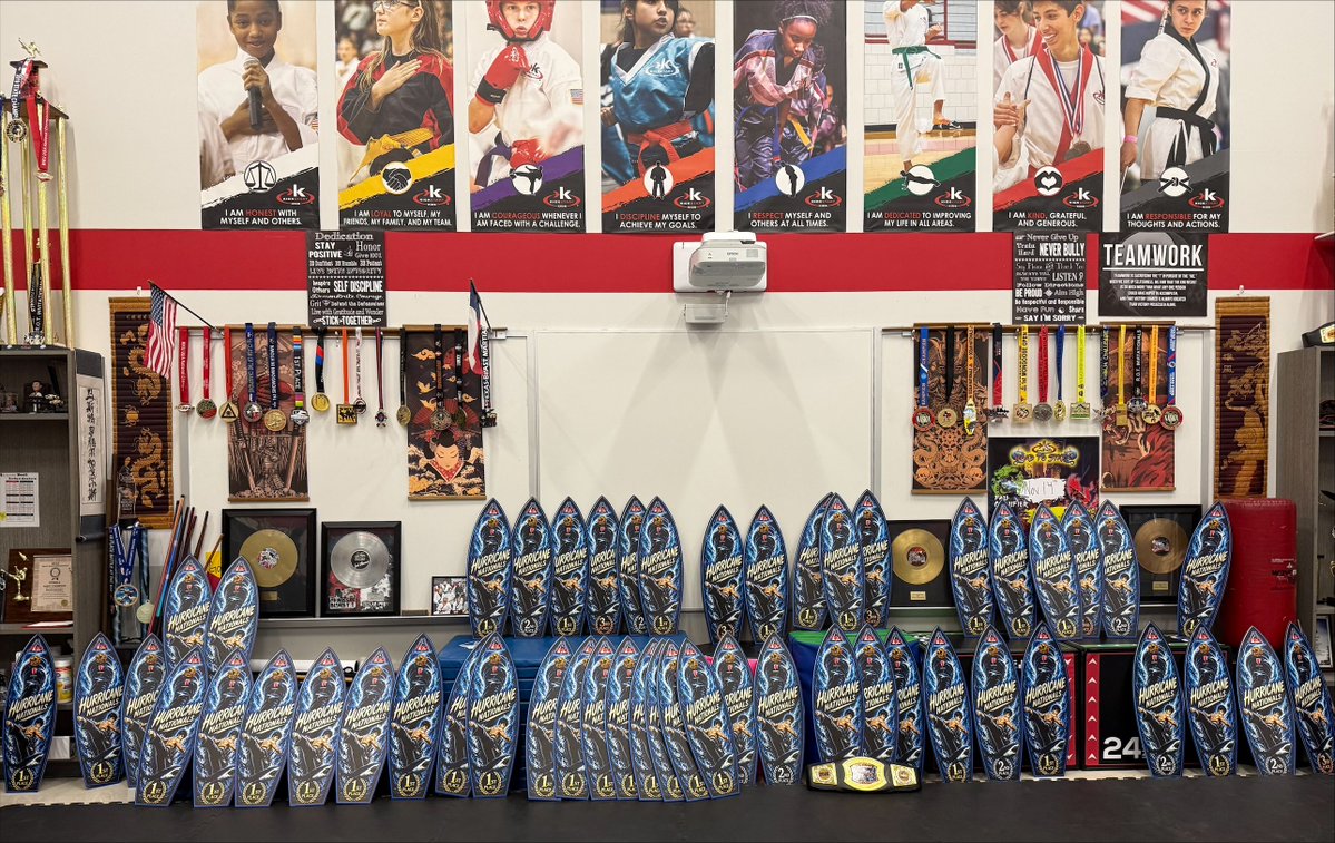 StaffordMSD's tweet photo. BIG Congratulations! 👏❤💛

Our Stafford Kickstart Team had an incredible showing at the 2026 Hurricane Nationals at the Galveston Convention Center. The team had an amazing weekend, coming away with 37 first place wins, 10 second places, and 7 third places. 

Great job Spartans! 🎉

#staffordmsd #SpartanPride #StaffordSpartans