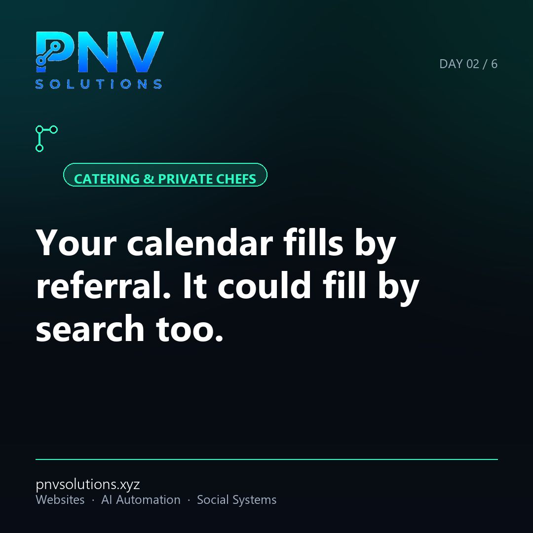PNV_Solutions's tweet photo. Your calendar fills by referral. It could fill by search too. Get found by people who don't already know you. First Month Free. https://t.co/jnka57X3eP #PNVSolutions #NewMexicoBusiness https://t.co/j05LQ7JWRI