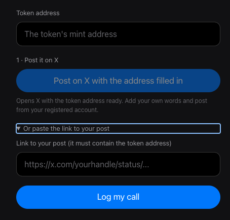 Shill2Bill's tweet photo. @emmyjark001 Your X account has been approved ✅

Just post the link to qualify for caller rewards. You need at least 10 likes and 10 views on your post.

Check the attached screenshot for more info. https://t.co/05HKFe9txB