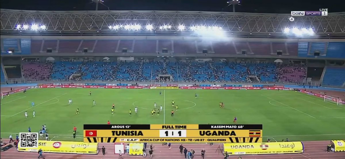 VipersXtra's tweet photo. ππ¨ | #TotalEnergiesAFCON2027 Qs
FULL TIME
Tunisia 1:1 Uganda Cranes
Rogers Mato cancels Tunisia early halftime lead to get Uganda a point away from home ,... .a draw after a long for Cranes against a North African country.
#TUNUGA | #AFCON2027Q | #Africanfootball https://t.co/e6tJgzVCcY
