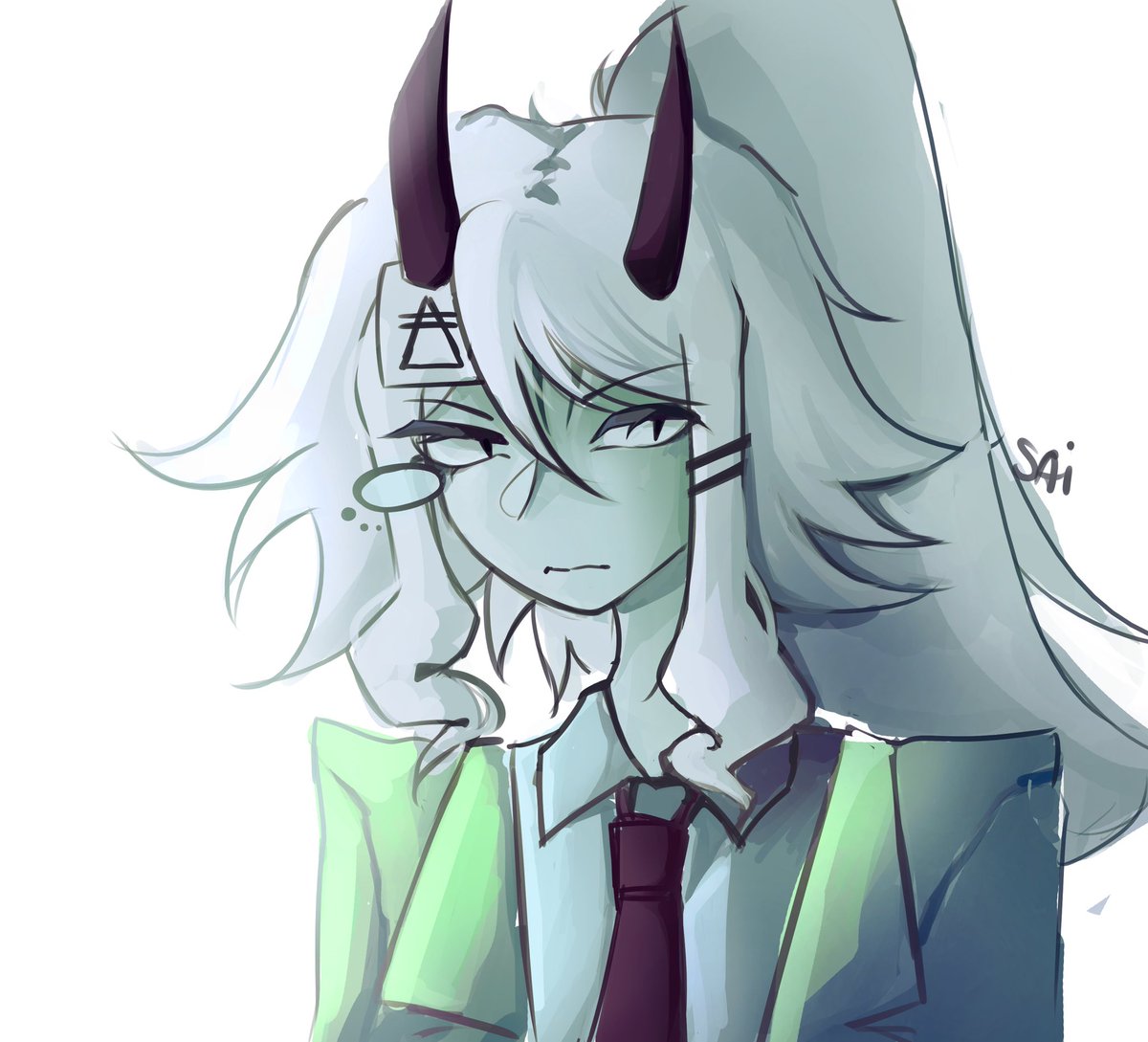 sajkiru's tweet photo. sorry for my lack of posts uni is kicking my ass rn anyway quick grace doodle #FPE https://t.co/qdkgfUNjzz