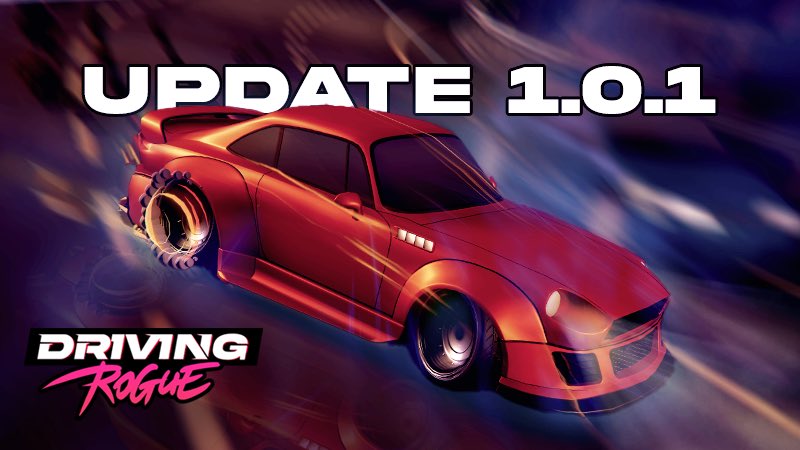 DrivingRogue's tweet photo. Update 1.0.1 brings a new Save System, bug fixes, community requested improvements, and more!
Thanks for all your feedback, keep it coming! ❤️ https://t.co/RSIH5LZJ3a