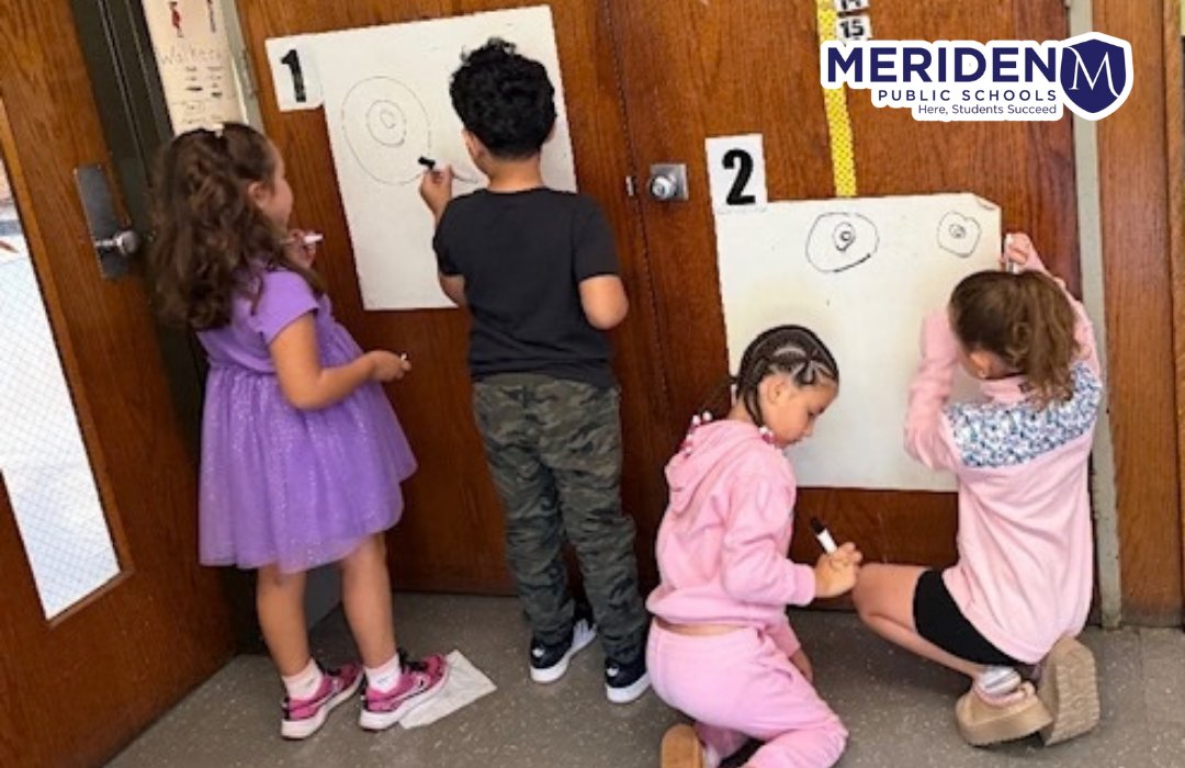 MeridenK12's tweet photo. 📚 Kindergarten students in Mrs. Fusco’s class at Thomas Hooker Elementary School are learning teamwork as they work with partners during math! We love seeing our youngest learners build their math skills while learning alongside one another. ✏️

📸 Photo credit: Rebecca Fusco https://t.co/wXqgtXsX7I