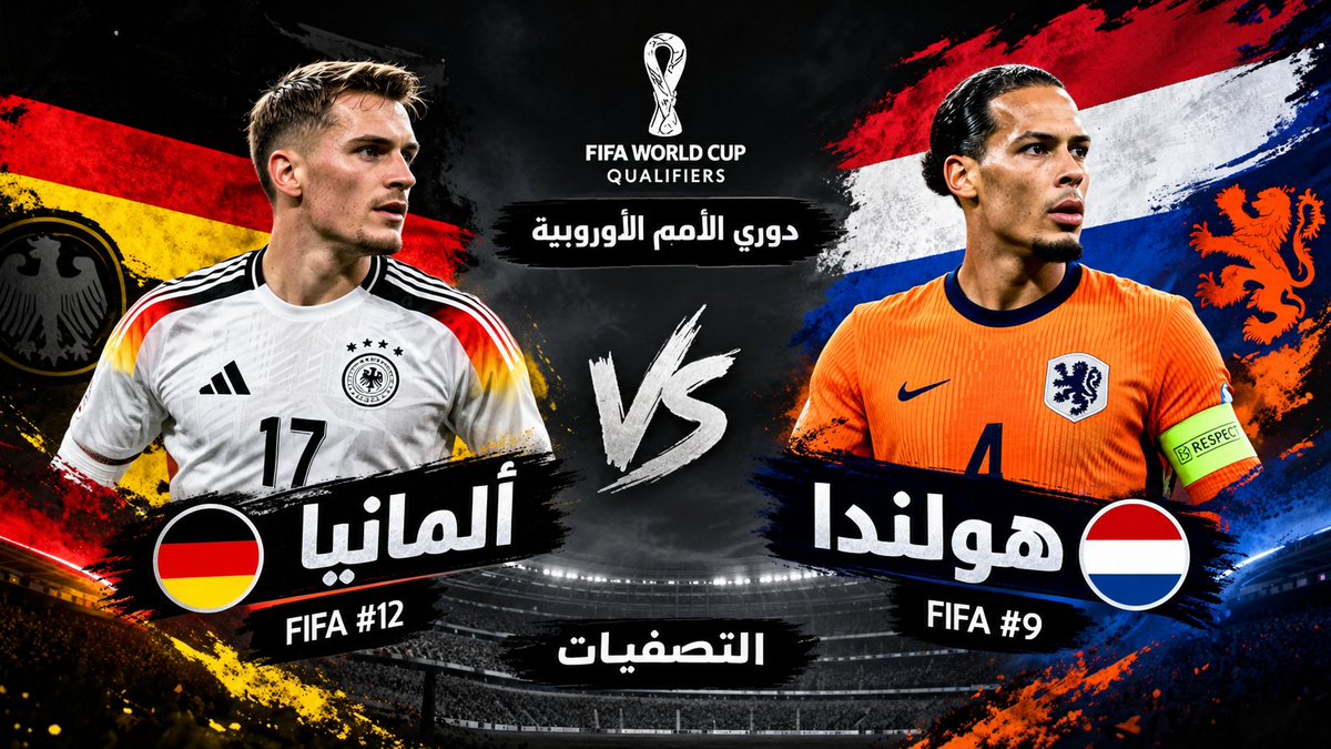 CarWorlddz's tweet photo. 🇩🇪 ألمانيا 1–1 هولندا 🇳🇱

⚽️ نهاية المباراة بالتعادل في دوري الأمم الأوروبية.

📊 أبرز الإحصائيات: • الاستحواذ: ألمانيا 46% — 54% هولندا
🔥 مباراة شهدت أفضلية واضحة لهولندا من حيث الأرقام، لكن النتيجة انتهت بالتعادل 1-1. https://t.co/XOlfXGQ6gE