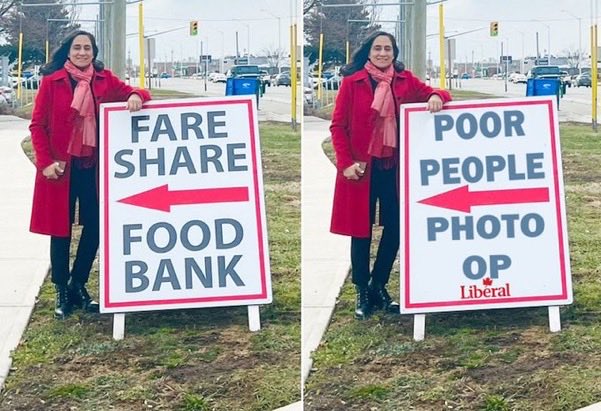 AriellaSan284's tweet photo. @CP24 Why doesn’t she stick to smiling at food banks and doing photo ops. https://t.co/UWlPGweVhn