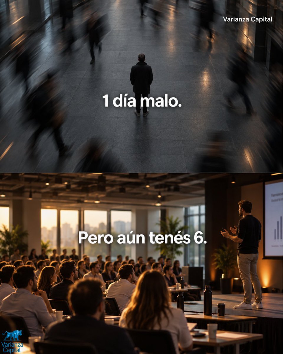 Varianza_Cap's tweet photo. 1 hora mala. Aún quedan 23.
1 día malo. Aún quedan 6.
1 mes malo. Aún quedan 11.
Analiza. Corrige. Aprende. Continúa.
Un mal periodo es información, no necesariamente una sentencia. #Empresarios #VarianzaCapital https://t.co/fF6gsSnkuh