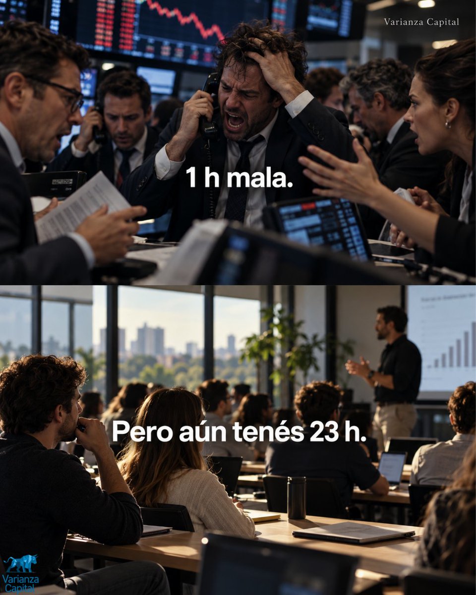 Varianza_Cap's tweet photo. 1 hora mala. Aún quedan 23.
1 día malo. Aún quedan 6.
1 mes malo. Aún quedan 11.
Analiza. Corrige. Aprende. Continúa.
Un mal periodo es información, no necesariamente una sentencia. #Empresarios #VarianzaCapital https://t.co/fF6gsSnkuh