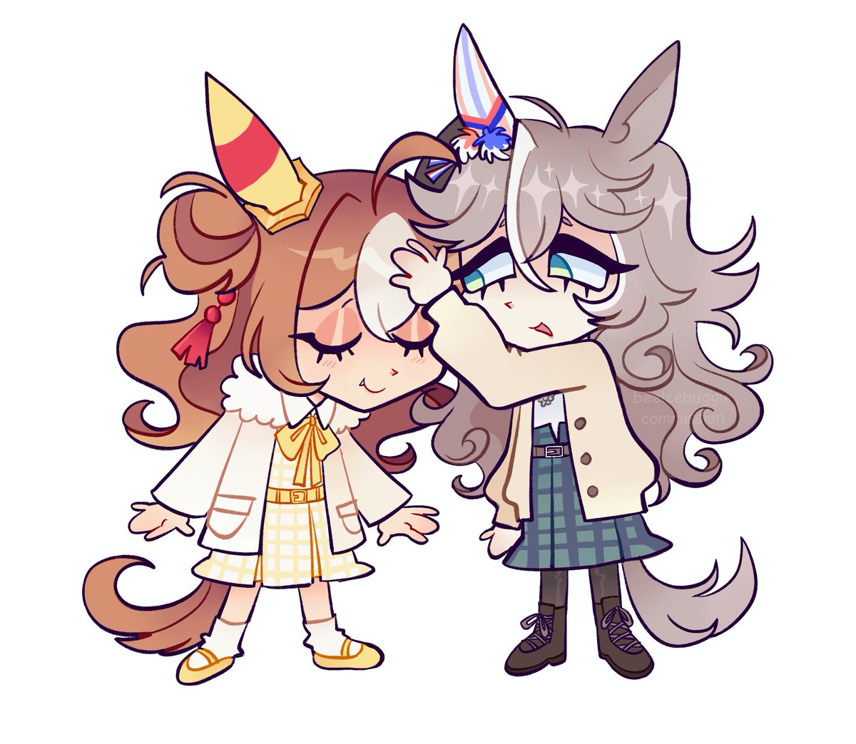 beelzebuggie's tweet photo. headpat headpat <3
(cm for 40wetnoodles!)
#copanorickey #wonderacute #umamusume https://t.co/0EjFhWIRTV