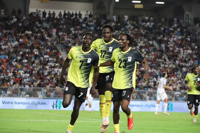 256FootballHub's tweet photo. 🚨 FULL TIME! Tunisia 1-1 Uganda 🇹🇳🇺🇬

Points shared in Group H of the #TotalEnergiesAFCON2027 Qualifiers!

Tunisia took the early lead in the first half, but Uganda Cranes fought back in the second half to secure a massive 1-1 draw away from home. 🤝🎯 https://t.co/QzYv8hRWk1
