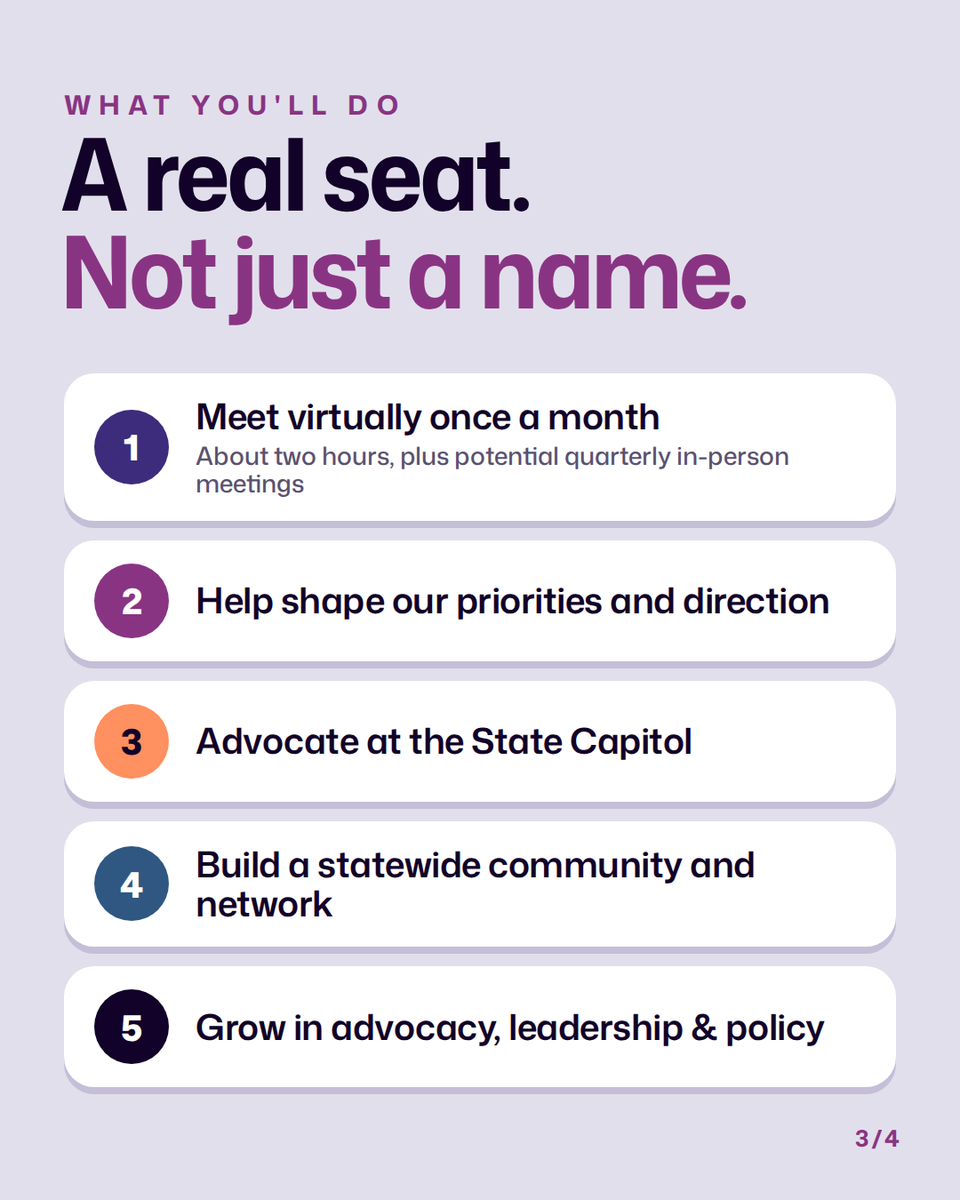 SUDVoices's tweet photo. Your voice belongs in the room where decisions get made. 💜

SUD Voices for Change is recruiting for our Consumer Advisory Group: people in recovery, people who currently use substances, families, peer support workers, harm reduction advocates, and communities affected by SUD. https://t.co/od2dYusopV