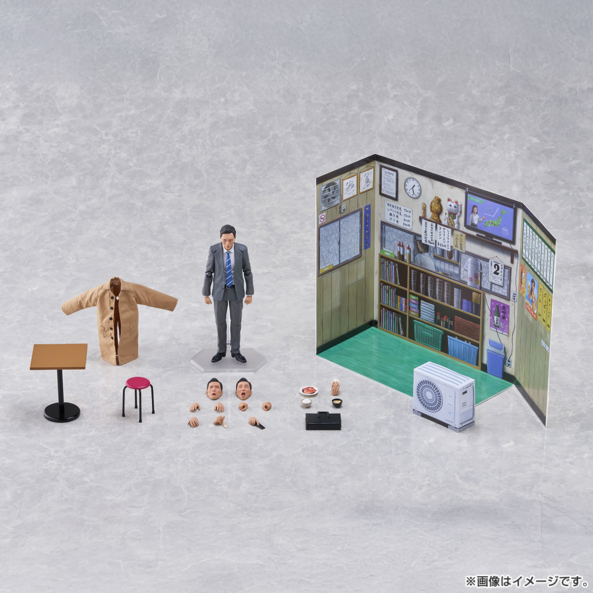 TVTOKYO_Shop's tweet photo. 【figma 井之頭五郎 松重 豊ver. リニューアル版 真冬の満腹セット】

10/3(土)より 一般販売が決定🎉
🍚WEB https://t.co/8B2HWKrVo3
🍜東京駅店

受注期間中にご購入を迷われていた方、
買い逃してしまった方は
この機会をお見逃しなく！！

#孤独のグルメ https://t.co/wtXENdfH0Y