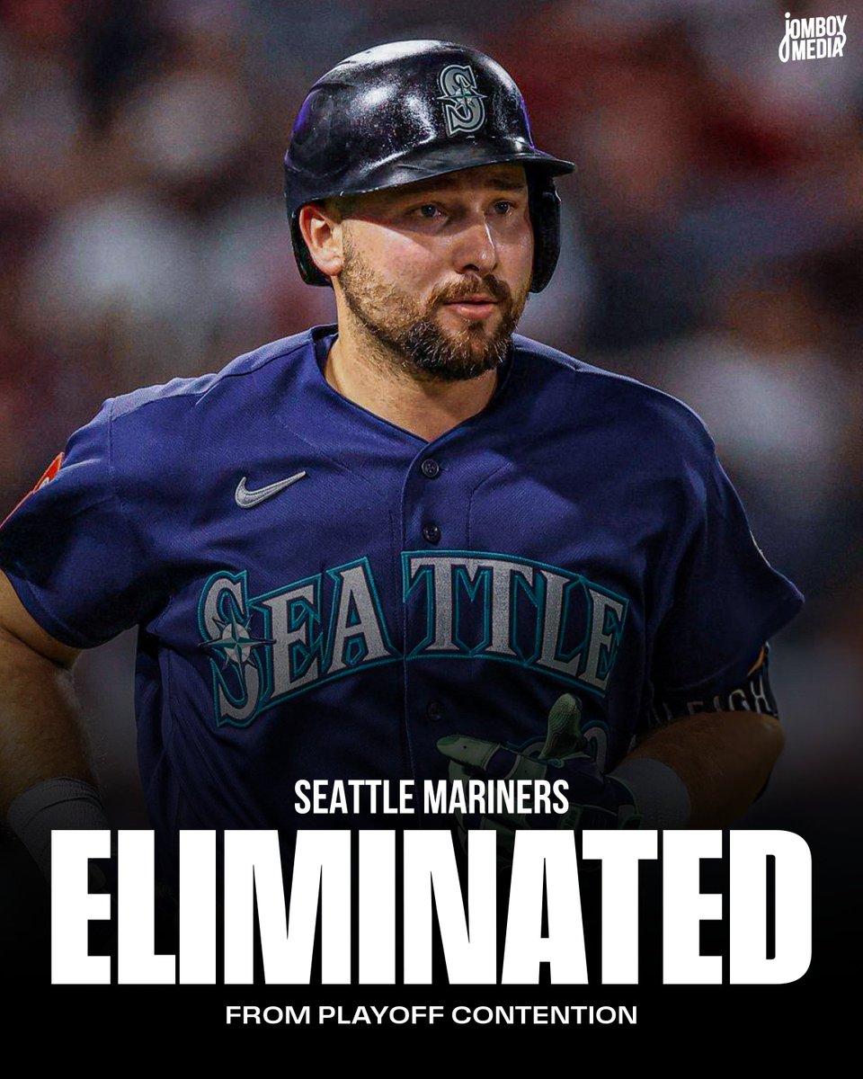 TalkinBaseball_'s tweet photo. The Mariners fall short of the playoffs a year after coming within one game of their first World Series appearance https://t.co/LX1J5AwuhE