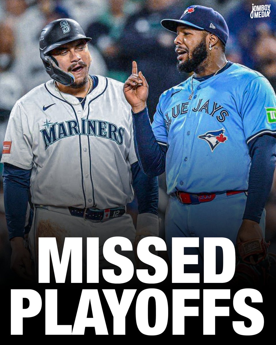 TalkinBaseball_'s tweet photo. Mariners and Blue Jays are the first League Championship Series opponents to both miss the postseason the following year since the 2007-08 Dbacks and Rockies https://t.co/JuzsXsS3Tl