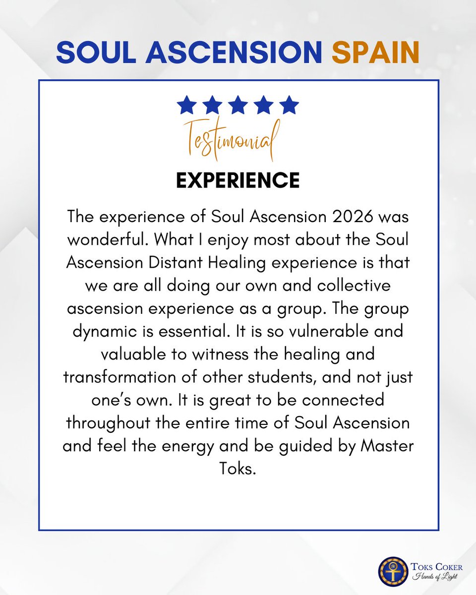 ToksCoker's tweet photo. Swipe through the carousel to read more testimonials.

#healing
#healingjourney
#soulascension
#emotions
#spain2026 https://t.co/KYlTBi8n6L