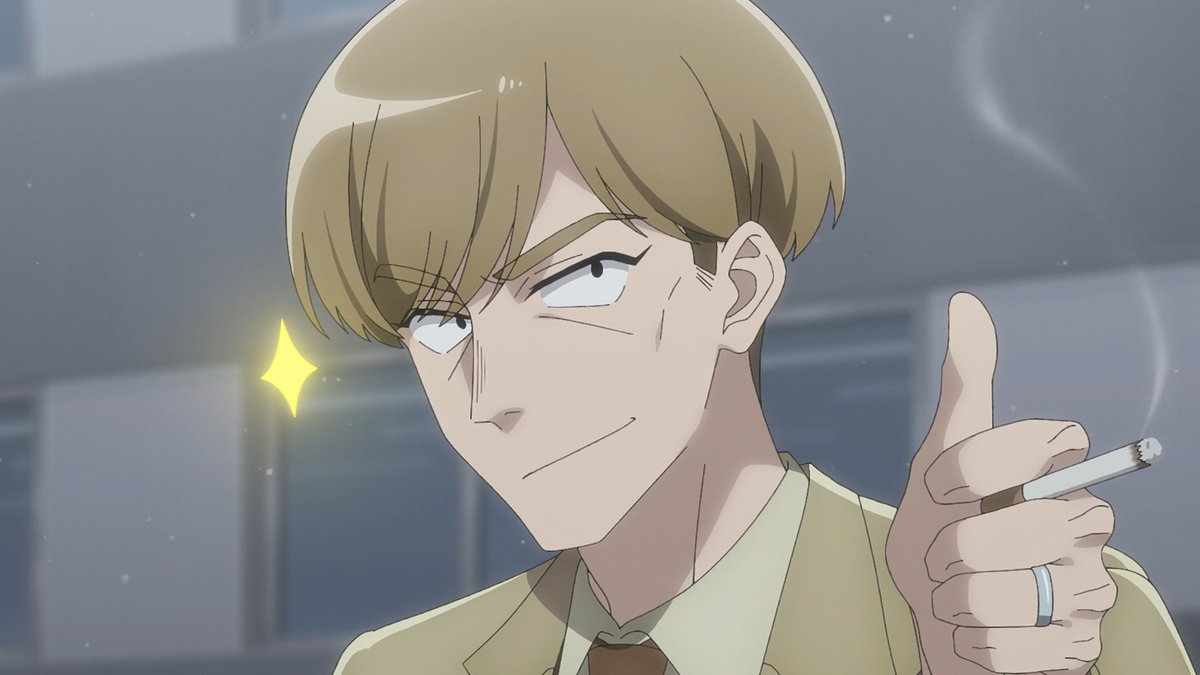 behindthesuper's tweet photo. EP.12 flew by!!! ✈️🧣🌨️
We are so going to miss these two «Smoking Behind the Supermarket» right?
(At least in animation: 'cause we have the monthly manga…)
What was your most MEMORABLE scene from the finale? 💕
#SUPERThursday #SUPERWeek https://t.co/ywmtHIc3ha