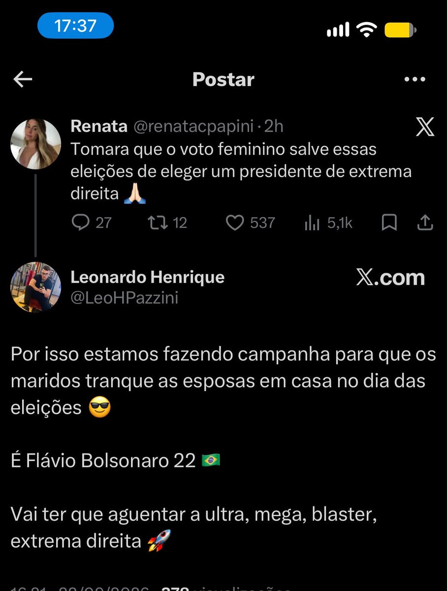 rafaelprea's tweet photo. Com as colinhas dos votos que postaram aq, chamou minha atenção a forma como os eleitores do miliciano bolsonaro respondiam nas postagens de mulheres 

Por isso que em outubro é BORA LULA! 🦑 

Não compactuem com o bolsonarismo de forma alguma, na urna é 1️⃣3️⃣ e confirma https://t.co/0PDITRQJGJ