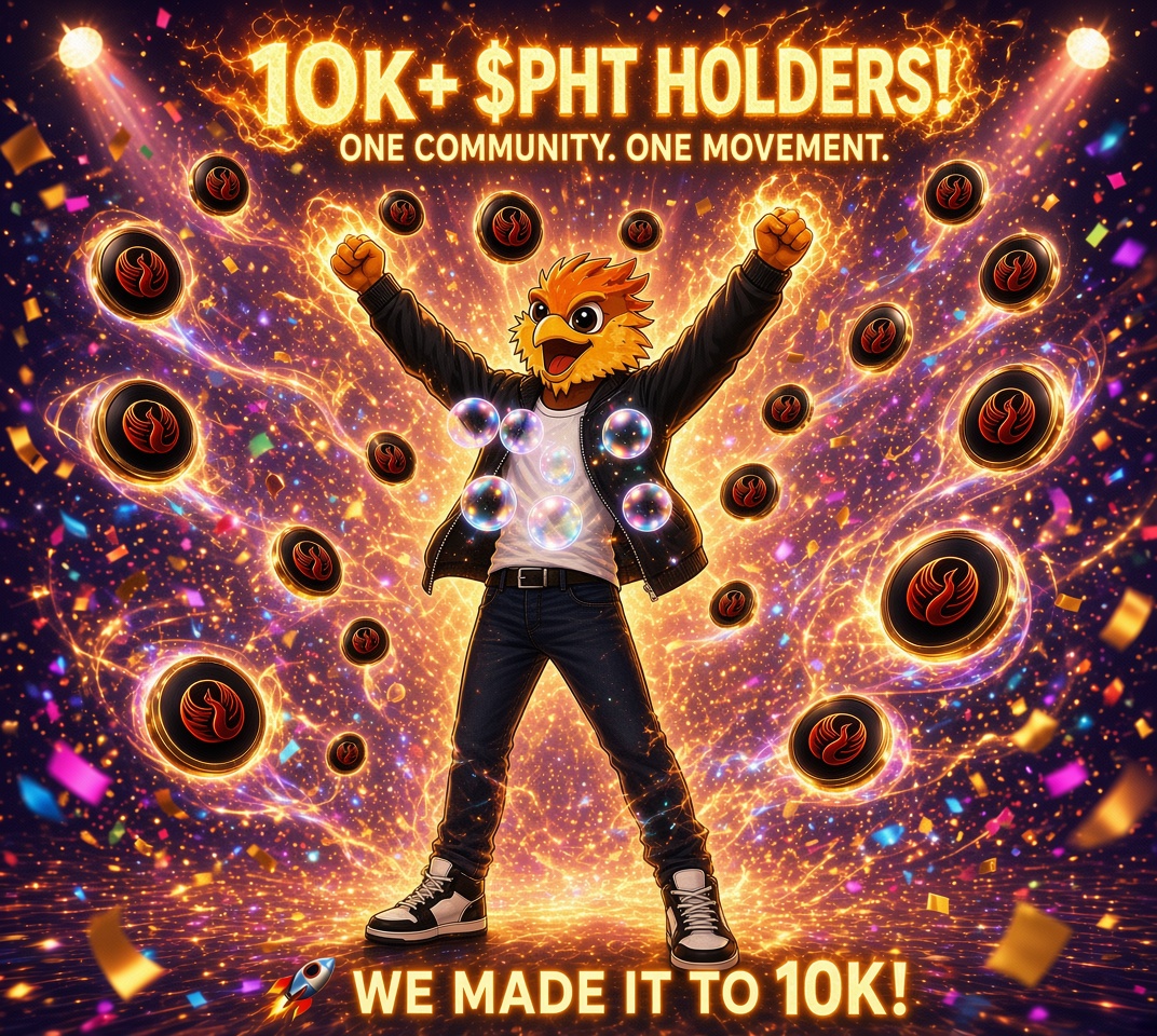 OJILA0522's tweet photo. $PHT just jumped from 7K+ to 10K+ holders in only 4 days 🚀🔥

 $PHT  The Ordinary Man’s Token with EXTRAordinary doings.

10K+ today…
50K holders next? 👀🤔

#PHT #PhoenixToken https://t.co/gTp15EAAS0