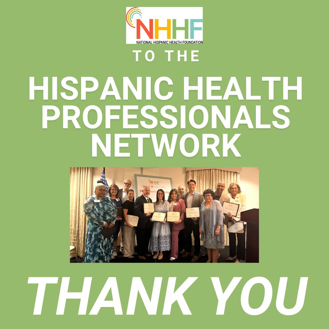 The_NHHF's tweet photo. Last week in DC, NHHF hosted the Hispanic Health Professionals Network (HHPN), a coalition of national and regional health professional organizations that came to meet with Congress about important health programs. To all part of this year's program: THANK YOU!
#HHPN #NHHF https://t.co/Uswxb43k6y